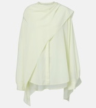 Calvin Klein Collection Kiki draped silk blouse