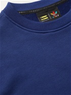 ADIDAS CONSORTIUM - Pharrell Williams Basics Loopback Cotton-Jersey Sweatshirt - Blue
