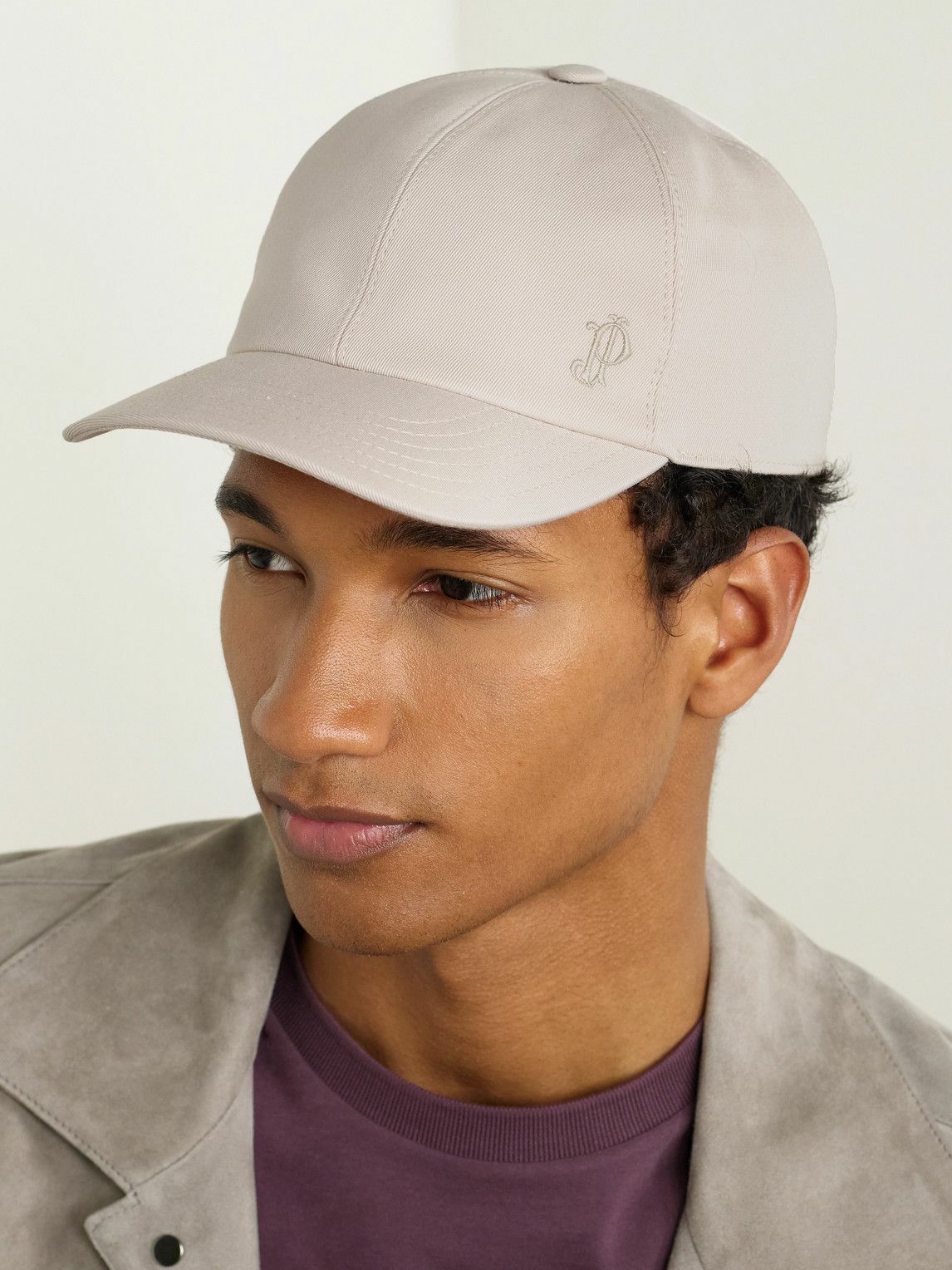 Purdey - Logo-Embroidered Cotton and Wool-Blend Twill Baseball Cap