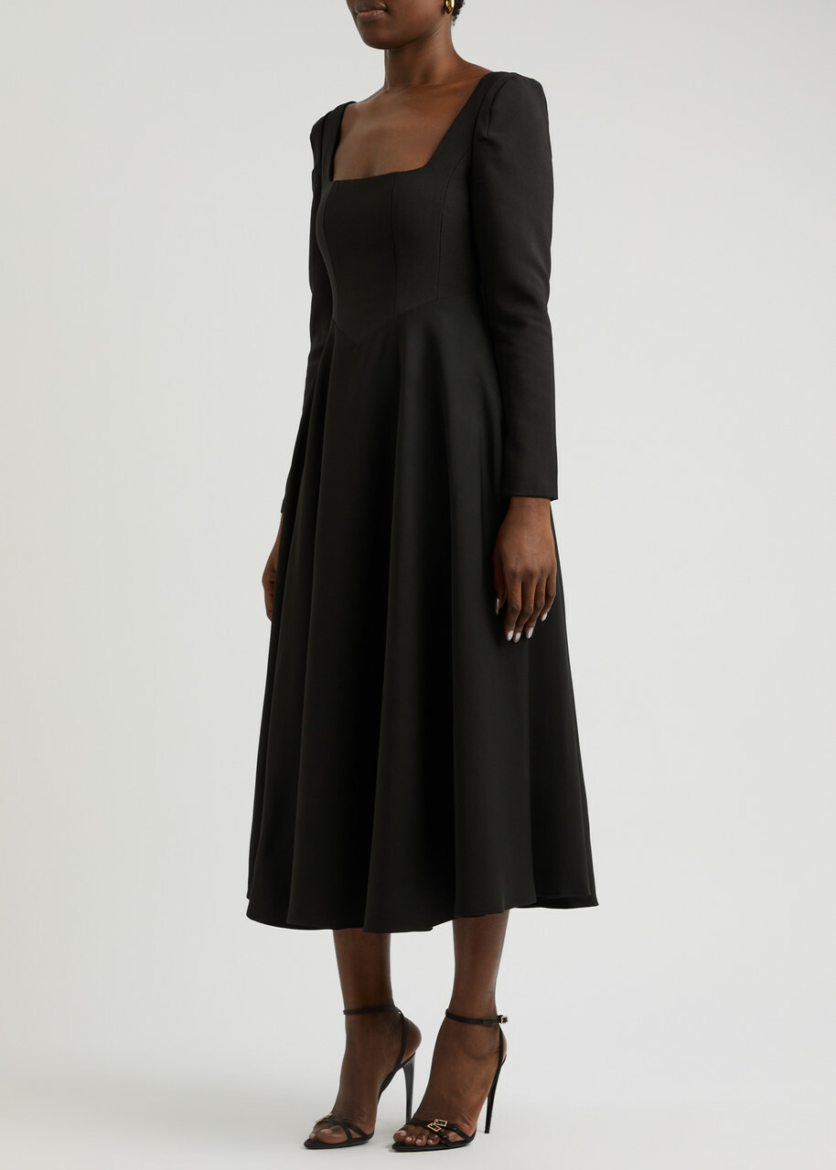 Odd Muse The Ultimate Muse Jersey Midi Dress Black