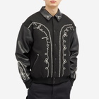 Champion Men's x Angelo Baque Varsity Jacket in Black