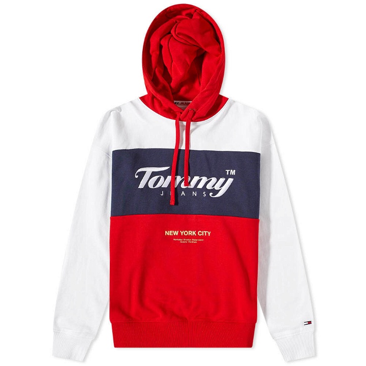 Photo: Tommy Jeans Men's Archive Hoody in Red