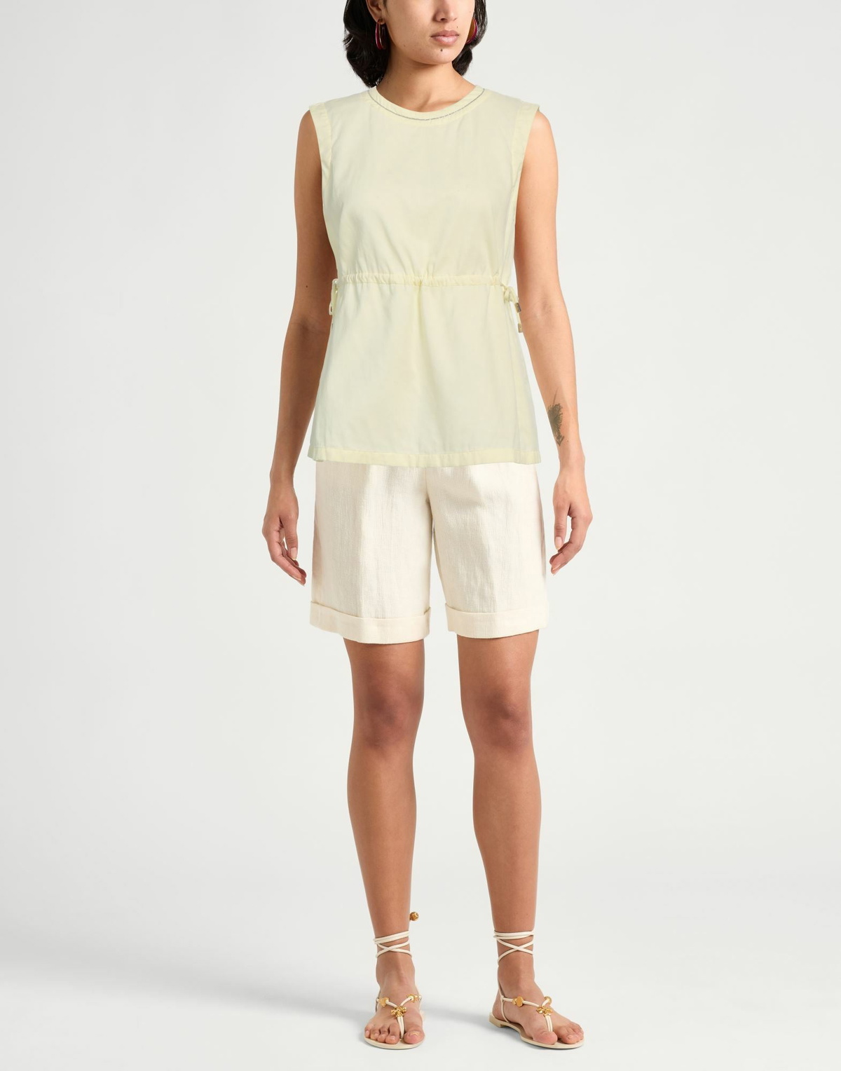 Peserico Womens Top Pastel in Yellow