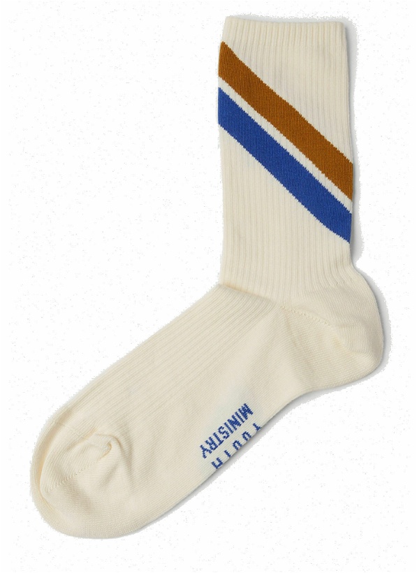 Photo: Liberal Youth Ministry - Soccer Socks in Cream