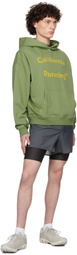 District Vision Green 'California' Cotton Hoodie