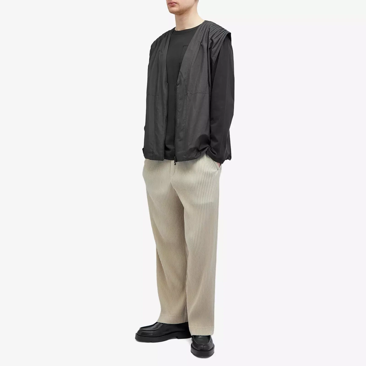 Homme Plissé Issey Miyake Men's Pleated Straight Leg
