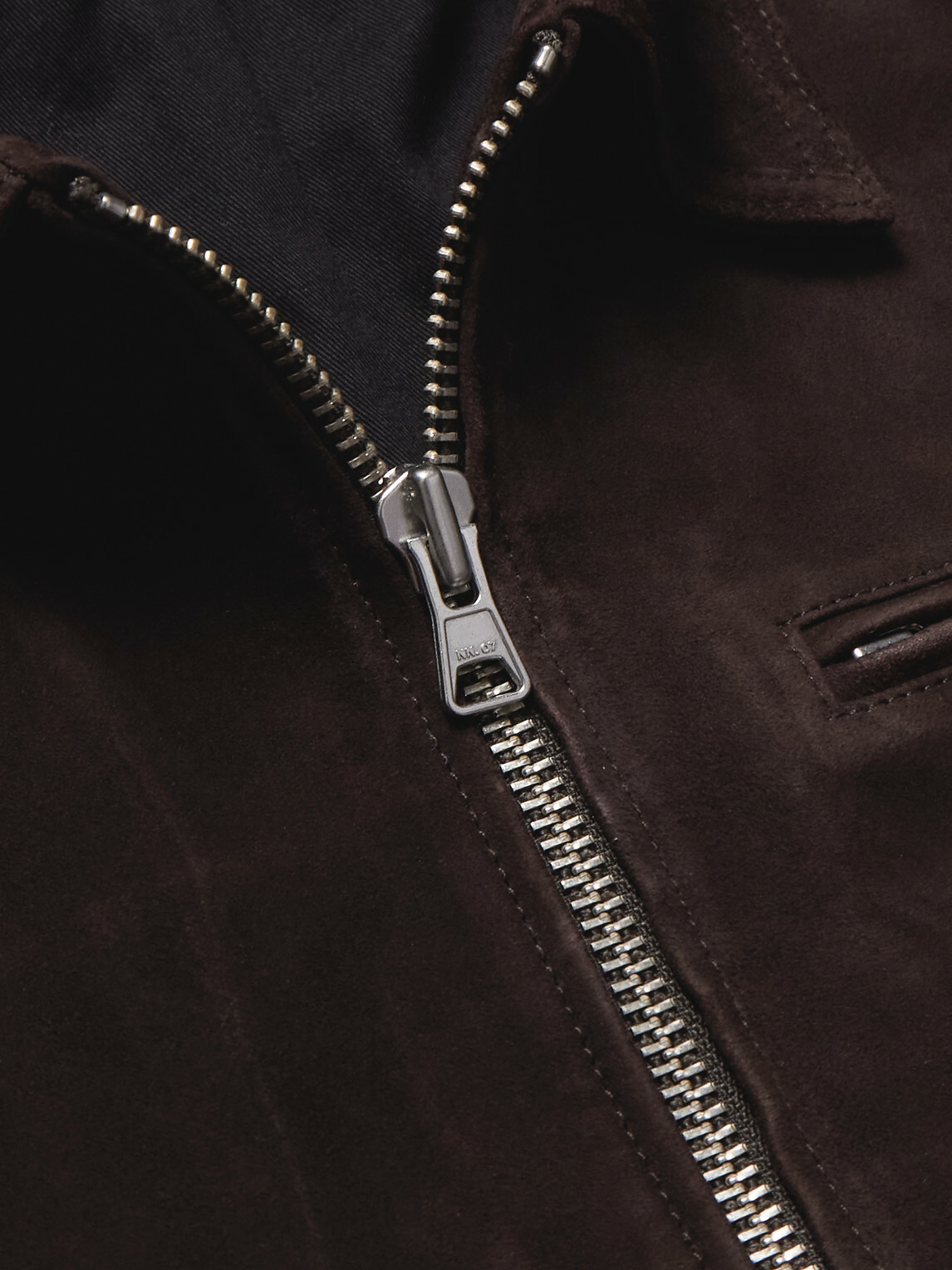 NN07 - Owen 90031 Suede Jacket - Brown
