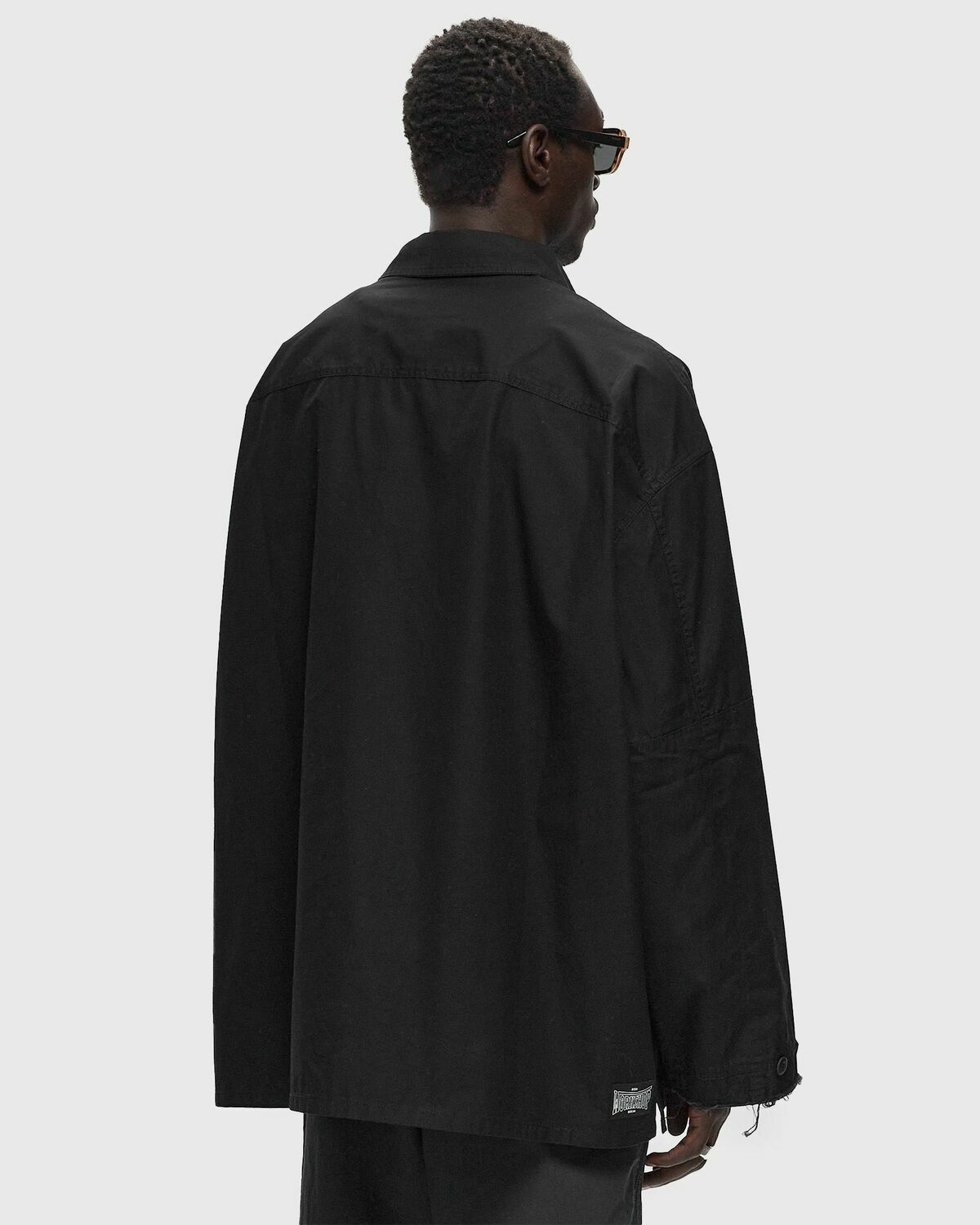 032c Director Overshirt Black Overshirts