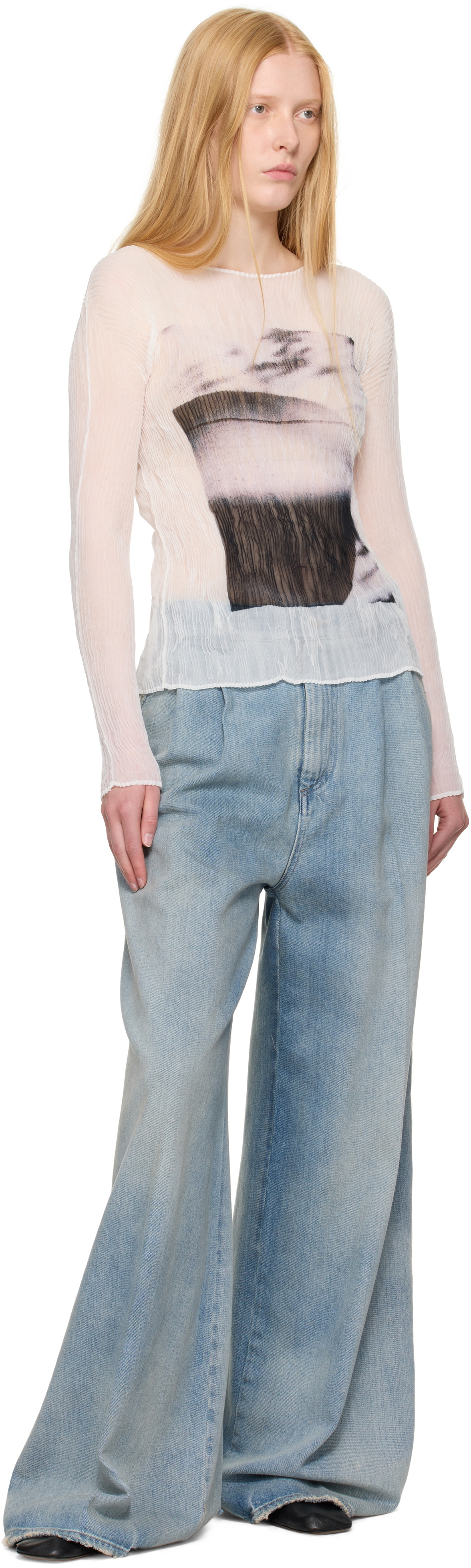 ISSEY 配送 MIYAKE SHADOW STUDY CHIFFON TWIST SHADOW STUDY CHIFFON