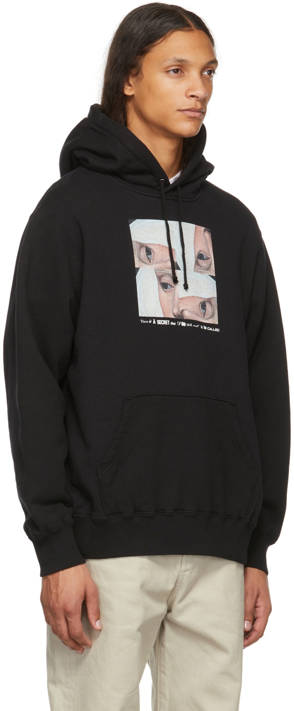 Undercover Black Four Portraits Hoodie Undercover