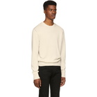 rag and bone Off-White Cashmere Haldon Contrast Sweater