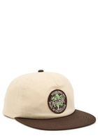 Malbon Palmera Logo-appliquéd Cotton cap - Cream - One Size