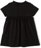 Givenchy Baby Black Shadow Logo Dress