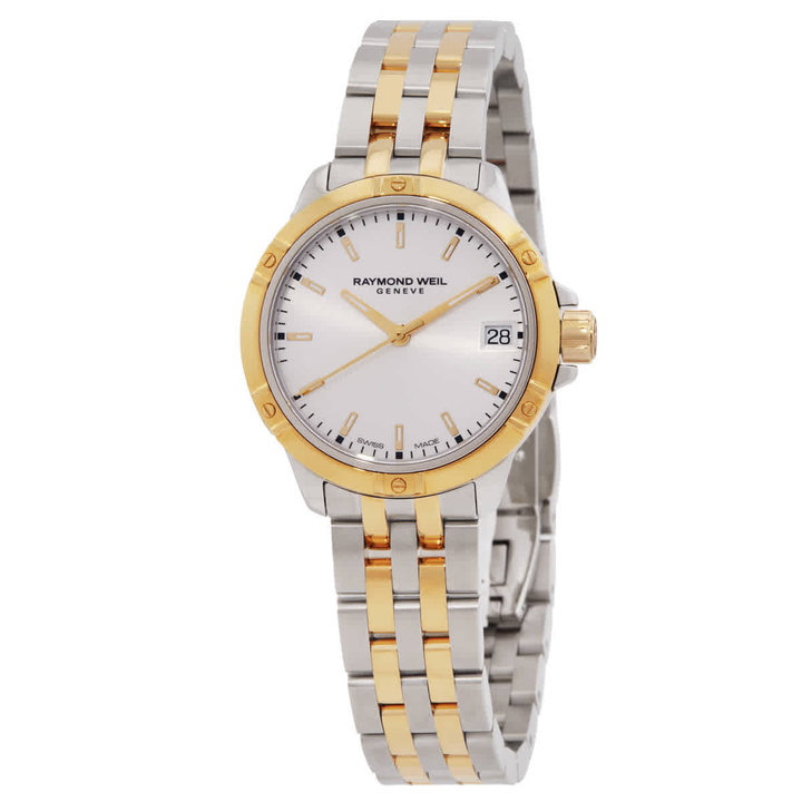 Photo: Raymond Weil Tango Quartz White Dial Ladies Watch 5960-STP-30041