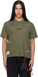 Song for the Mute Green Birkenstock Edition 'The Gardener' Crochet Flower T-shirt