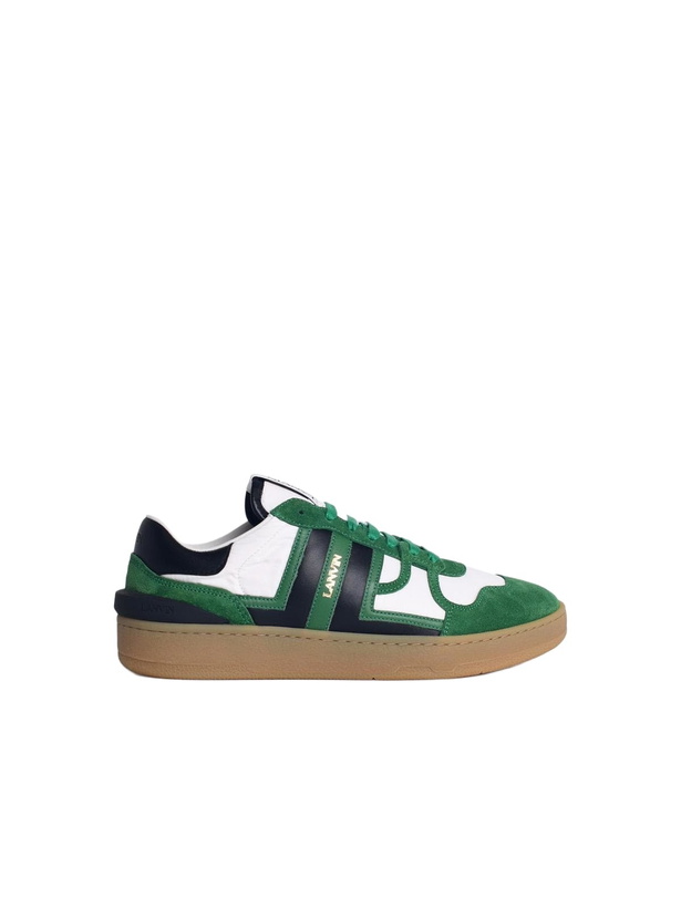 Photo: Lanvin clay Green Leather Blend Sneakers