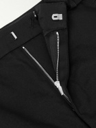 Jacquemus - Tapered Belted Cotton and Linen-Blend Twill Cargo Trousers - Black
