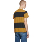 Levis Vintage Clothing Yellow and Black Stripe 1960s Casual T-Shirt