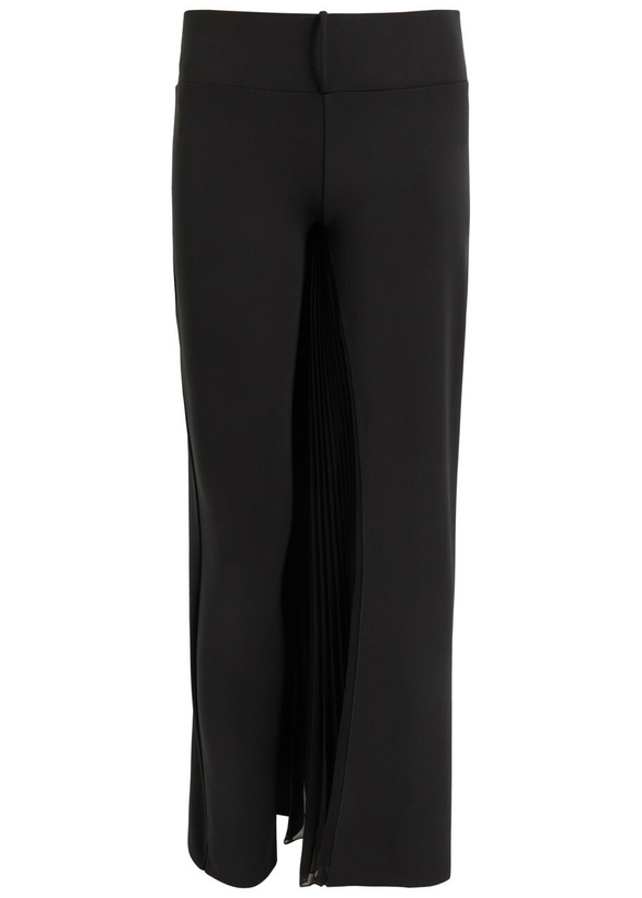 Photo: Courrèges Infinity Panelled Jersey Trousers Black