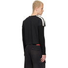 424 Black Thermal Capped Sleeve T-shirt