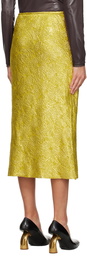 Dries Van Noten SSENSE Exclusive Gold Midi Skirt