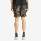 Maharishi Men's Dragon Swim Shorts in Black