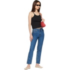 SLVRLAKE Black Fitted Rib Tank Top