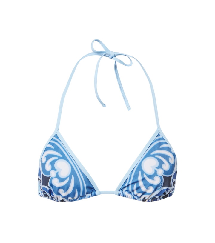 Photo: La DoubleJ Printed bikini top