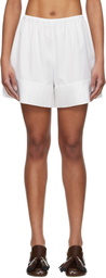Bode White Brunch Shorts