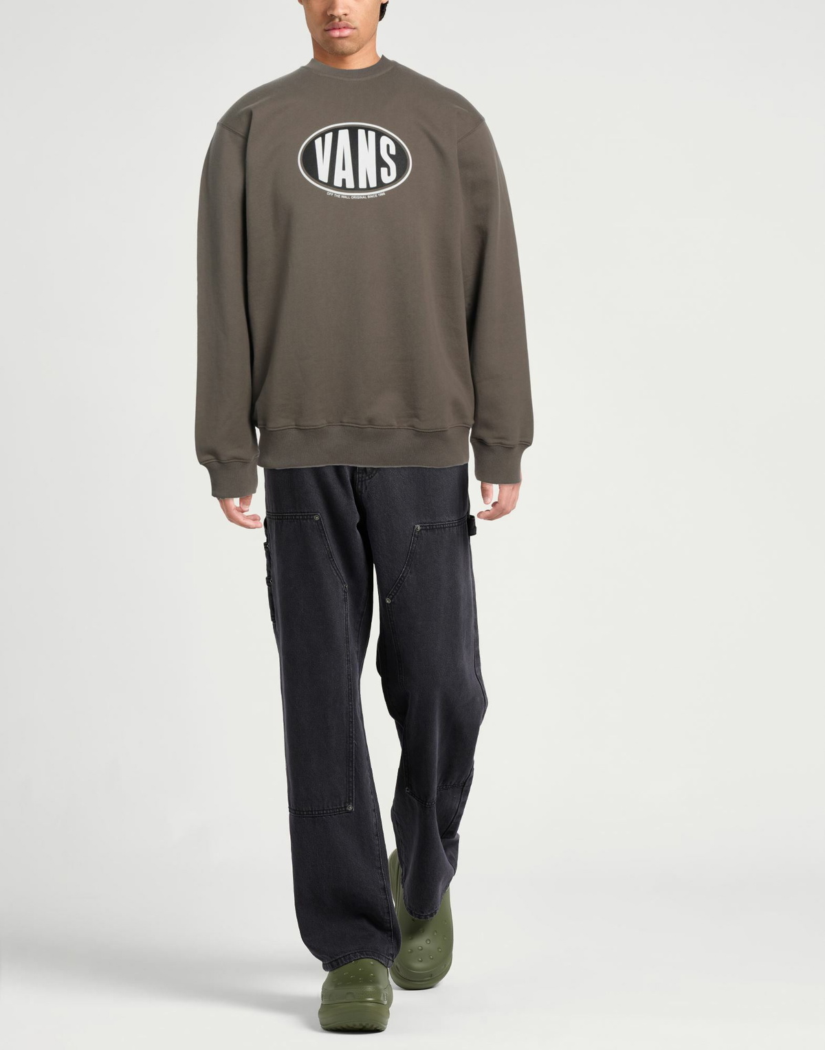 Vans Mens Sweatshirt Khaki