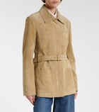 Tory Burch Belted suede jacket