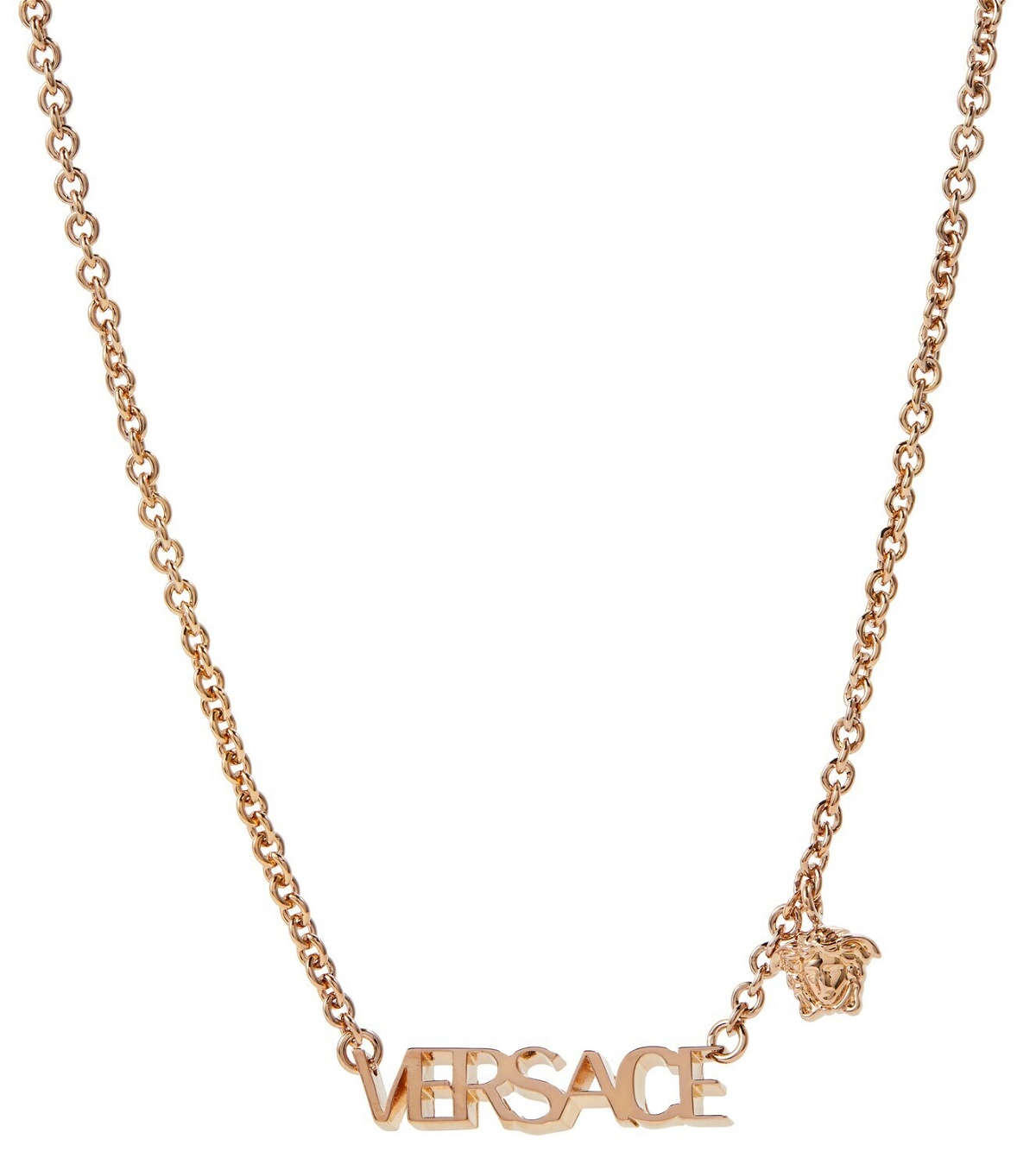Versace Medusa and logo necklace Versace