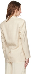 JACQUEMUS Beige La Casa 'La veste d'Homme' Blazer