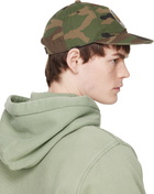 RRL Khaki Winged-Logo Camo Ball Cap
