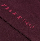 Falke - Tiago Stretch-Cotton Blend Socks - Burgundy