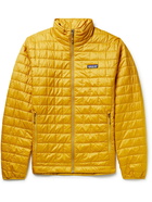 PATAGONIA - Nano Logo-Appliquéd Ripstop Jacket - Yellow