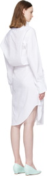 Vivienne Westwood White Drunken Shirt Midi Dress