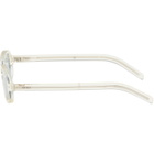 Prada Eyewear Transparent Iconic Metal Plaque Sunglasses