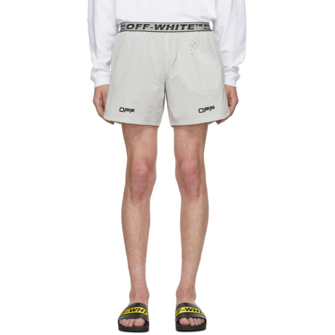 Photo: Off-White Grey Lounge Track Shorts