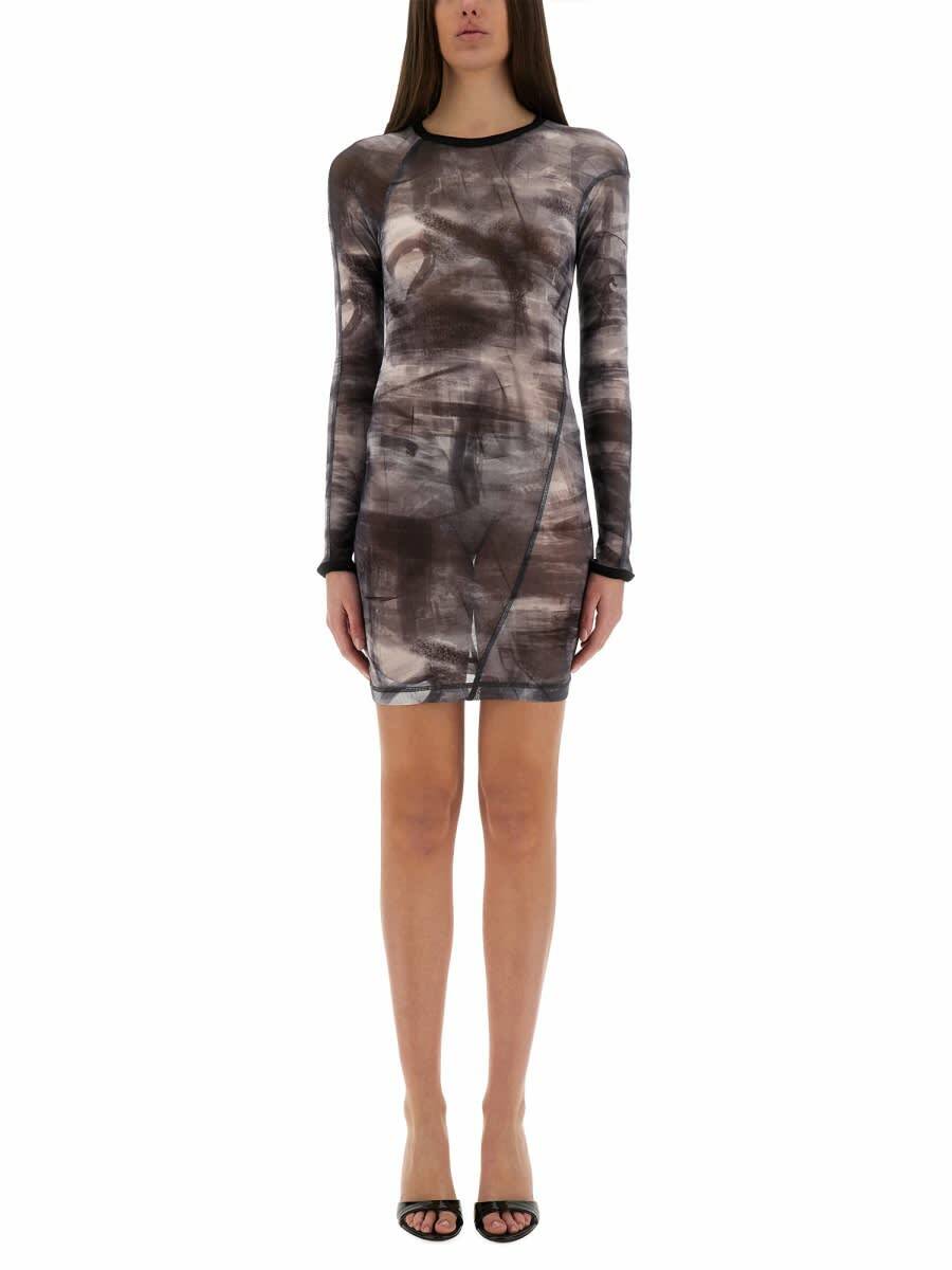 Helmut Lang Beige Lace Slip Dress Helmut Lang
