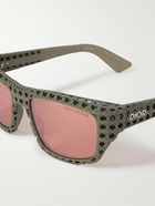 Dior Eyewear - Dior3D S1I Square-Frame Textured-Acetate Sunglasses