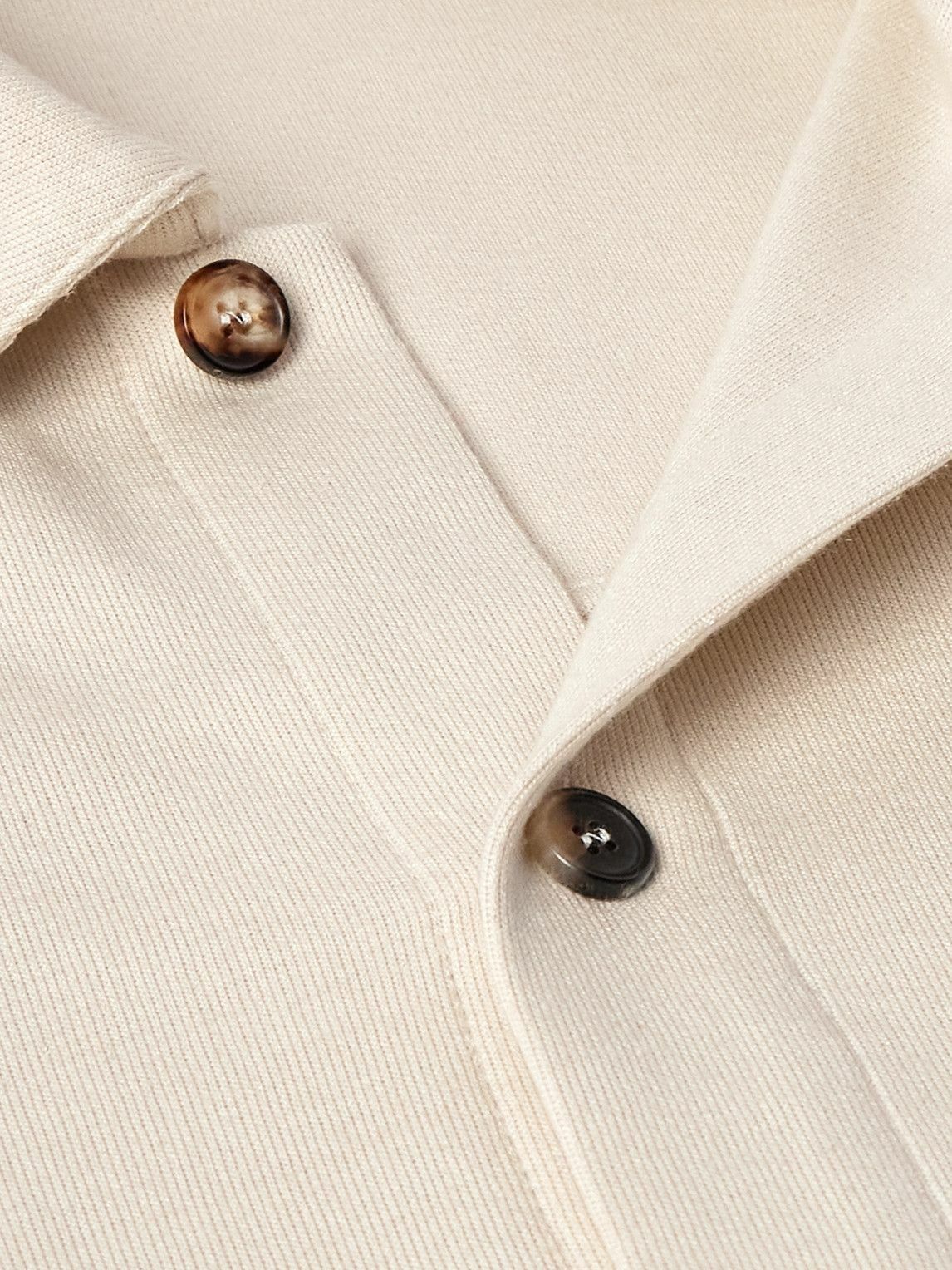 Loro Piana - Cotton, Silk and Cashmere-Blend Overshirt - Neutrals