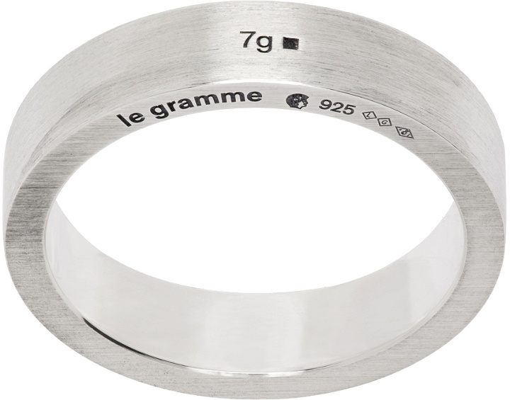 Photo: Le Gramme Silver 'La 7g' Ribbon Ring