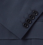 Canali - Navy Slim-Fit Travel Water-Resistant Wool Blazer - Navy