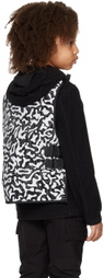 Stone Island Junior Kids Black & White Print Vest