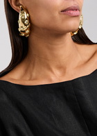 Jacquemus Les Boucles Bananes Crystal-embellished Drop Earrings - Gold - One Size