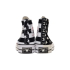 Converse Black and White Chuck 70 Archive Restructured High Top Sneakers