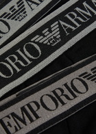 Emporio Armani Logo Stretch-cotton Briefs set of Three Multicoloured