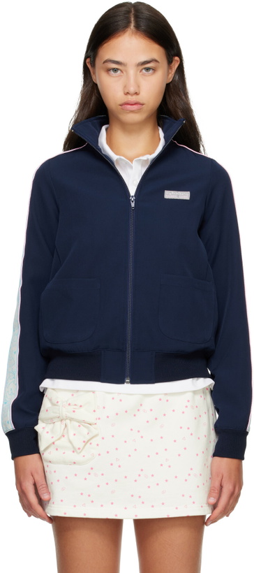 Photo: Sandy Liang Navy Lia Jacket