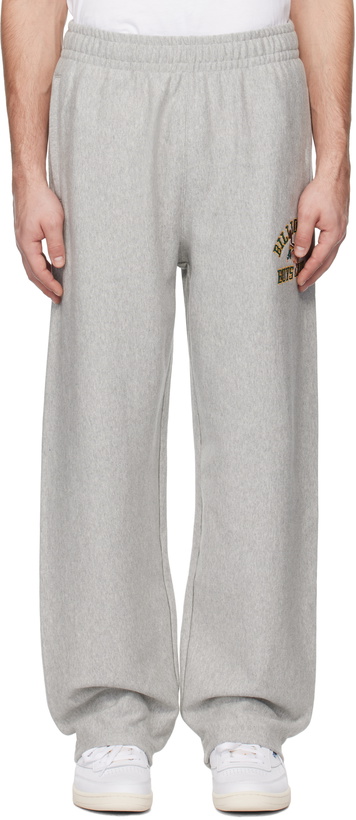 Photo: Billionaire Boys Club Gray Wide Leg Duck Varsity Sweatpants